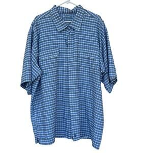Heybo Outdoor Fishing Plaid Shirt Size 2XL Button Down Performance Vented USP 30
